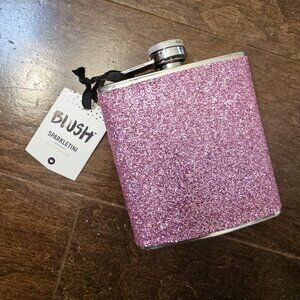 Blush Sparkletini pink flask 6oz.
